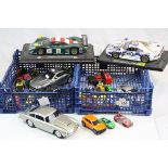 Collection of play worn cars to include James Bond & Burago