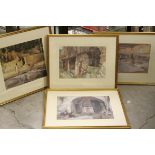 Four Framed and Glazed William Russell Flint Prints