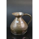 *19th century copper two gallon jug, approx 30cm high ***Please note that VAT is applicable to the