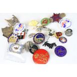 Approx.26 vintage enamel and other badges to include Red Cross St John, Scouts, Football etc