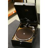 Early 20th century good quality HMV table top gramophone