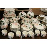 Comprehensive Villeroy & Boch Wild Rose patterned dinner service, to include tureens, teapot,