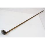 Early 20th century antique Sunday golf walking stick