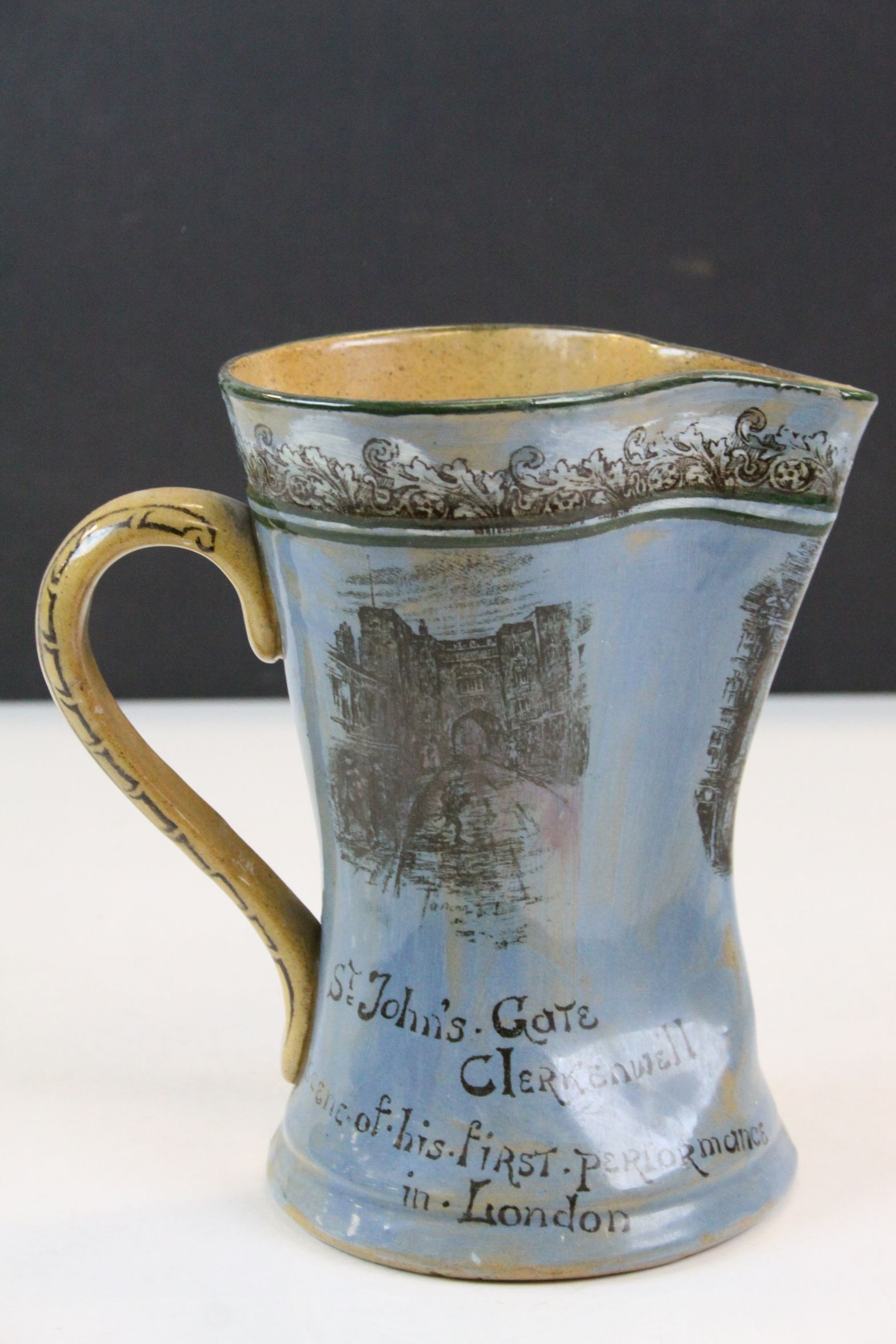 Royal Doulton Stoneware Jug depicting "David Garrick & St John's Gate Clerkenwell - Image 2 of 6