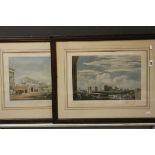 *James Bailey Fraser, aquatint published 1826 by Smith Elder, View of Loll Bazaar & aquatint by