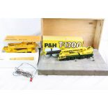 Two boxed 1:50 diecast construction models to include Gesha P&H T-1300 Hydraulic Truck Crane and