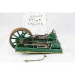 Stuart Twin Victoria Stationary Steam Engine with instructions, 14.5" approx length