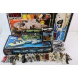 Star Wars - Six boxed original vehicle sets to include Palitoy Return of The Jedi Rebel Transport