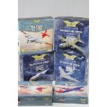 Six boxed Corgi The Aviation Archive diecast models to include 2 x Military Air Power Thunder in the