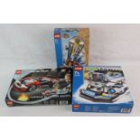 Lego - Three boxed Lego sets to include 8650 Racers Furious Slammer Racer, 7415 Orient Expedition,