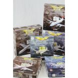Six boxed Corgi 1:144 ltd edn The Aviation Archive diecast models to include 3 x 1st Issue 47201