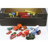 Collection of mainly 1970s play worn diecast models to include Corgi, Dinky, Matchbox etc