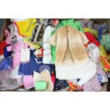 Large collection of mainly 1960's & 1970's dolls clothes including Barbie & Francie, some with