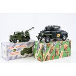 Boxed Triang M101 tinplate and plastic Armoured Car plus a boxed Dinky Supertoys 661 Recovery