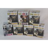 Seven boxed POP Funko Star Wars figures to include 242 Tobias Beckett x 5 199 Supreme Leader Snoke