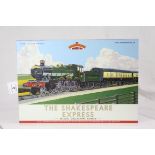 Boxed Bachmann OO gauge 30525 The Shakespeare Express train set complete and with certificate