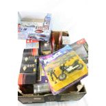 16 plastic/diecast motorcycles, all boxed/blister packed to include Toy Biz X-Men Wolverine X-Cycle,