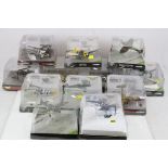 12 Boxed 1:72 Corgi Aviation Archive WWII Legends model planes to include AA32211, AA36305, AA33105,