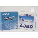 Two boxed 1:400 Airbus models to include Dragon A380 and AFSO D'Objects A380, excellent