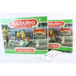 Two boxed LW Subbuteo Club Edition starter sets plus Liverpool 2nds grey in tray, condition varies