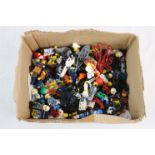 Lego - Quantity of Lego Minifigures featuring Robin, Batman, Shark, construction, police etc with
