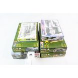 Six boxed model aviation/military kits to include 3 x Revell 1:35 featuring 04404 Bell H-13H