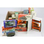 Collection of 30 boxed Russian (USSR) military diecast and plastic model vehicles and artillery,