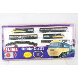 Boxed Lima 107056 InterCity 125 train set with engines and rolling set, appears complete