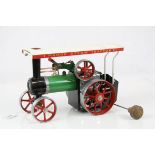 Mamod Steam Tractor TE1A in green, vg