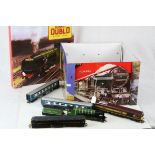 Triang OO gauge Pullman car set plus additional Triang power car, Hornby 4-6-2 Tornado, Lima EWS