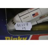 Boxed Dinky Space Shuttle 364 diecast vg, damage to box window