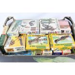 Quantity of plastic Model Kits to include Military, Transport, Vans etc featuring Tamiya, Airfix,