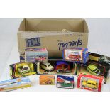 11 Boxed diecast models to include Corgi 288 Minissima in white and green (excellent), Corgi 38 Mini