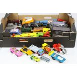 Collection of diecast, metal and plastic models to include Matchbox, boxed Corgi James Bond 007
