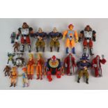 14 Original LJN Toys Thundercats 1980s figures to include 2 x Mumm-Ra (no.2 & no.1 to base), Ram-Bam