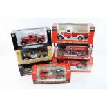 Seven boxed 1:24 Snap-on Crown Premiums diecast model vehicles to include 1937 Studebaker Pickup,