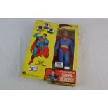 Boxed Mego 1977 Superman 12.5" figure, vg with tatty box