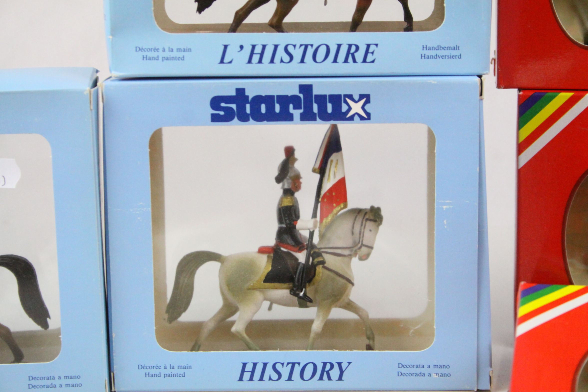 11 boxed hand-painted model figures to include 7 x Britains metal models featuring no.725 and 7302 - Image 4 of 8