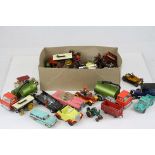 Quantity of play worn diecast models to include Corgi Comics Basil Brush's car, Dinky Lady