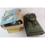 Action man accessories, a playworn selection to include boxed Helicopter, Tank, Special Mission Pod,