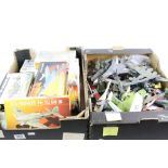 Ten boxed & unbuilt plastic model kits to include Matchbox, Heller, Hasegawa & Airfix plus a box