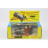 Boxed Corgi 98751 Chitty Chitty Bang Bang diecast model with four figures, slight wear to box &