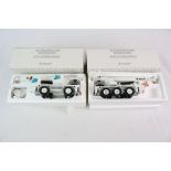 Two boxed 1:50 NZG Krupp Telescopic Crane diecast construction models to include KMK3035 and