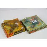 Two boxed Dinky diecast model planes to include 739 A6M5 Zero-Sen and 741 Spitfire Mk II, diecast