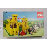 Lego - Original boxed 375 Lego first Castle set with 11 mini figures, instructions, 4 horses,