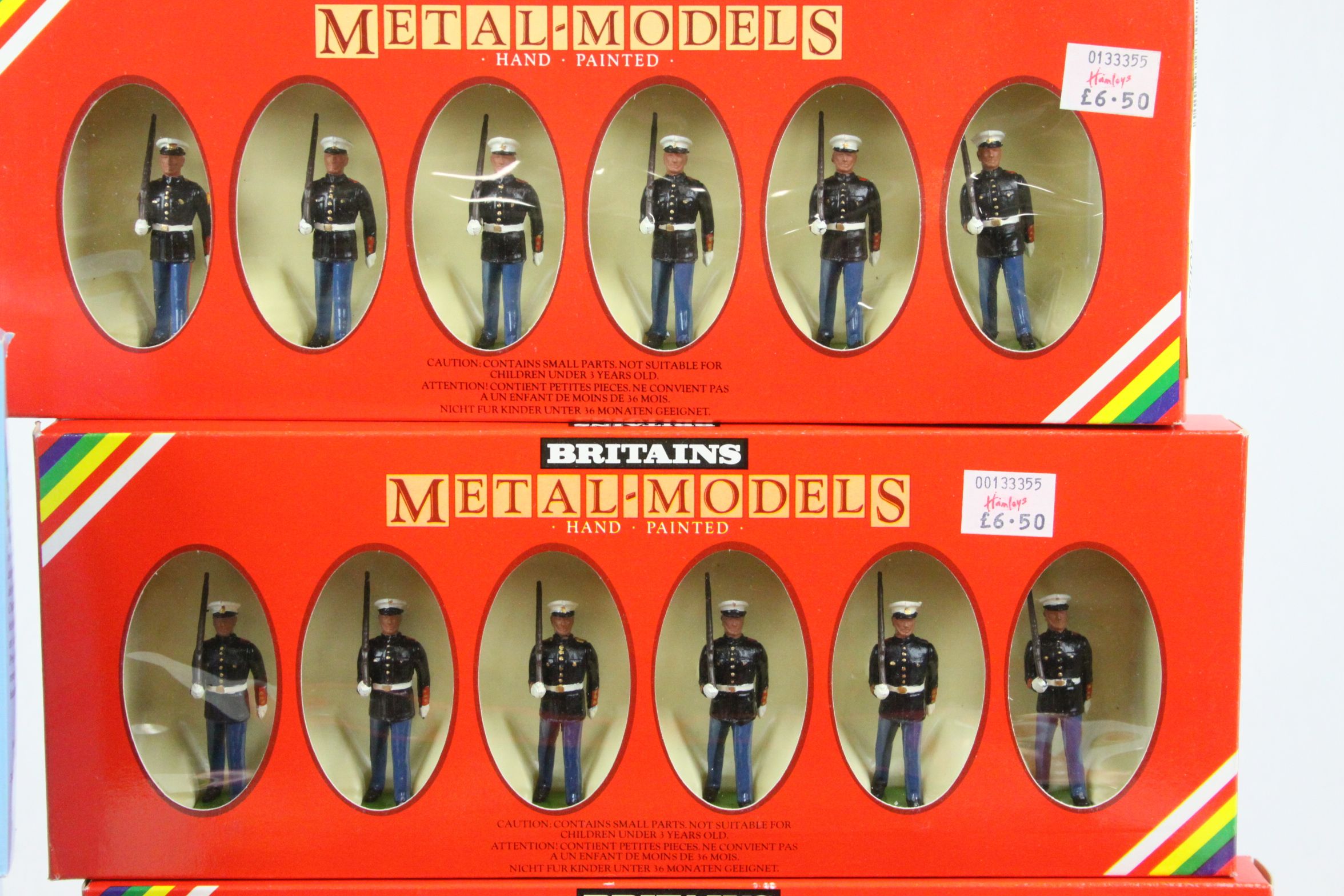 11 boxed hand-painted model figures to include 7 x Britains metal models featuring no.725 and 7302 - Image 6 of 8