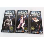 Star Wars - Three boxed Kenner Collector Series 12" figures to include Darth Vader, Luke