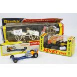 Three boxed Dinky diecast models to include 228 Super Sprinter Speedwheels, 475 1908 Ford Model T