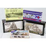 Five boxed Corgi diecast model sets to include Fighting Machines CSCW23004 WWII Eastern Front Battle