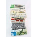 12 boxed 1:72 Frog Aviation model kits to include F269 Thunderchief, F271 McDonnell Douglas A-4